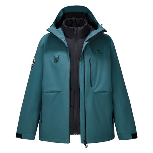 Kamel (Kamel) Herren-Down-Liner im Herbst und Winter City Light Outdoor Outdoor verdickte drei-in-Eins-Jacke für Männer M34CATG698