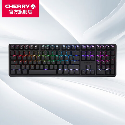 CHERRY Cherry G80-3000STKL mechanical keyboard wired gaming keyboard e-sports computer office keyboard no steel plate structure RGB backlight keyboard black myth Wukong WF13A black RGB red axis (108 keys)