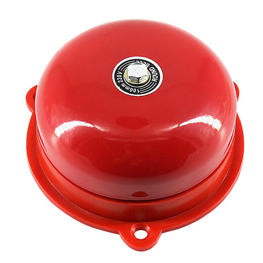 Alarm bell set fire alarm school factory manual alarm bell switch set 220V 4/6/8/12 inch ordinary button switch