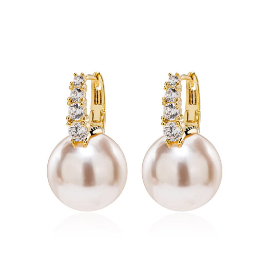 Qlady temperament earrings for women 2025 new high-end imitation pearl earrings niche light luxury birthday gift