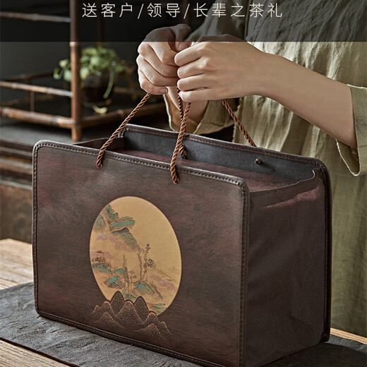 Hubotang Authentic Biluochun 2024 New Tea Special Grade Green Tea Mingqian Ceramics High-end Gift Elderly Tea Qingshan Ceramics Yunwu Green Tea Gift Box