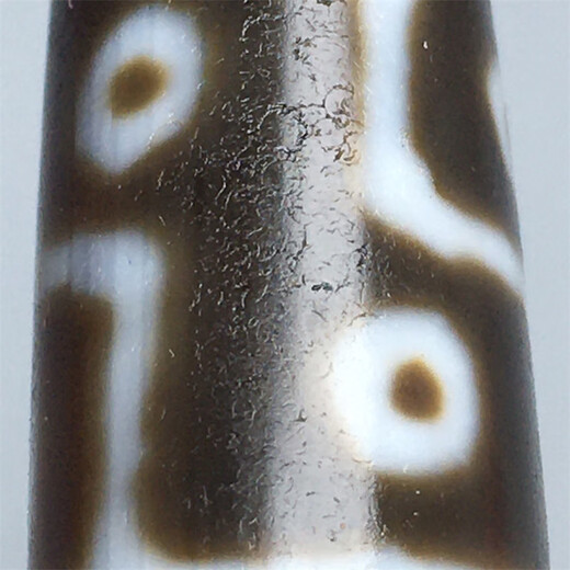 Jing Ruyu Jewelry Selection Tibetan Top Eighteen Eyes Horseshoe Pattern Old Dzi Beads for Men and Women Recommended Gifts