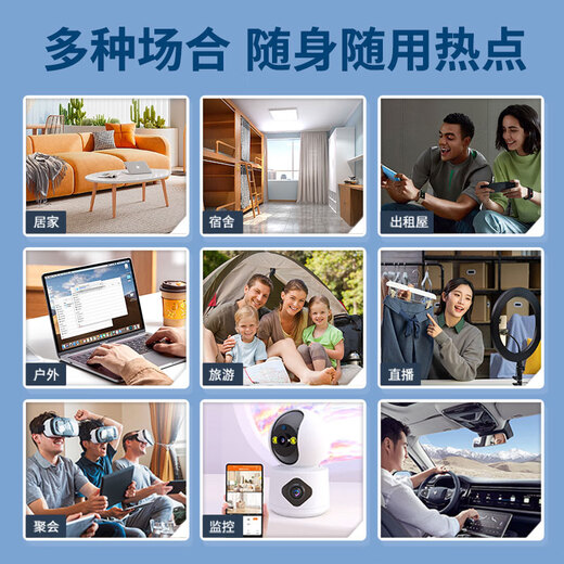 Haier portable wifi removable wireless wifi6 card-free Internet treasure accompanying wireless network card portable car 4g unlimited router national universal traffic 2024 model 1500G traffic 丨 90 days free trial 丨 6 years only replacement without repair