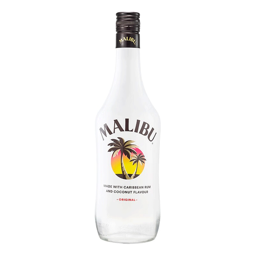 马利宝（Malibu）洋酒 西班牙朗姆酒 加勒比椰子朗姆配制酒  700mL 1瓶