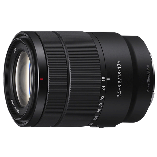 Sony (SONY) APS-C half-frame standard zoom lens E-mount zoom lens landscape portrait travel snapshot home use 18-135 (disassembled version) + Knicks 55UV