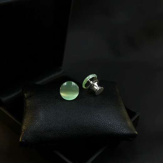 Lingchuan cat's eye stone clothes-fixing pins mini anti-exposure small brooch dress accessories invisible buckle pins pink pair
