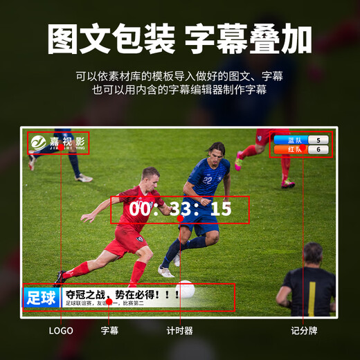 嘉视影9900plus导播台一体机直播录播议活动演播室移动导播广电专业多画面切换推流拉流融媒体直播录播 9900PLUS高清4路（内置调音台）
