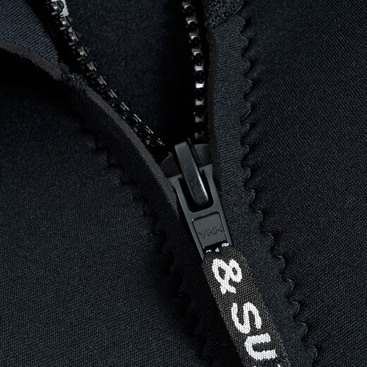 Citoor 3mm warm and cold-proof wetsuit, full set of fishing suit, wet snorkeling suit, swimming sun protection one-piece surfing suit for men and women, black XL (suitable for 170-180cm68-75kg)