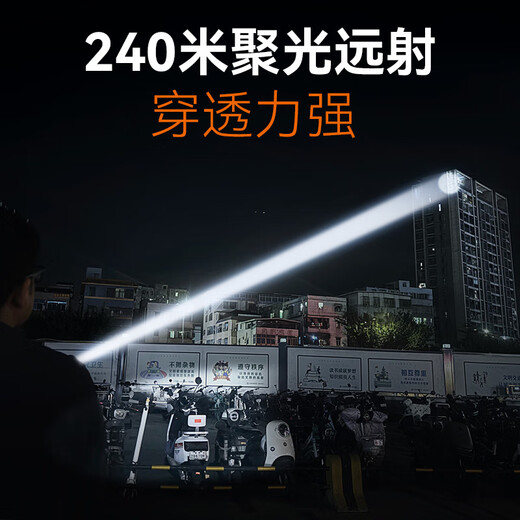 SupFire flashlight, strong light, super bright, long battery life, outdoor survival zoom, military small portable home special sky-penetrating cannon emergency light