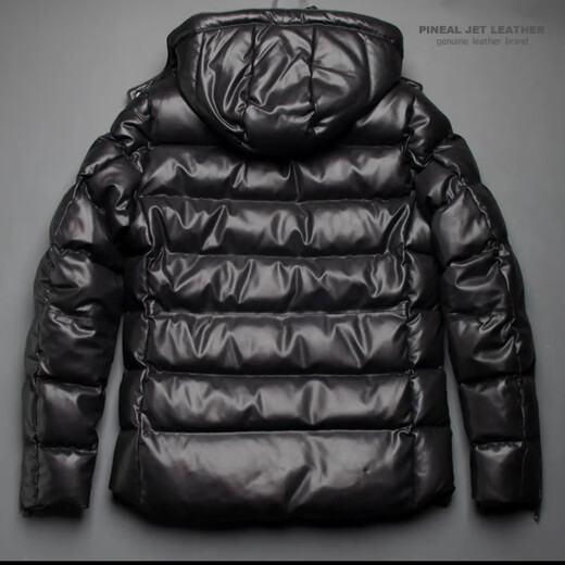 Men's winter thickened new sheepskin hat short simple down leather jacket leather short down 10XL M135Jin Jin equal to 0.5 kg or less