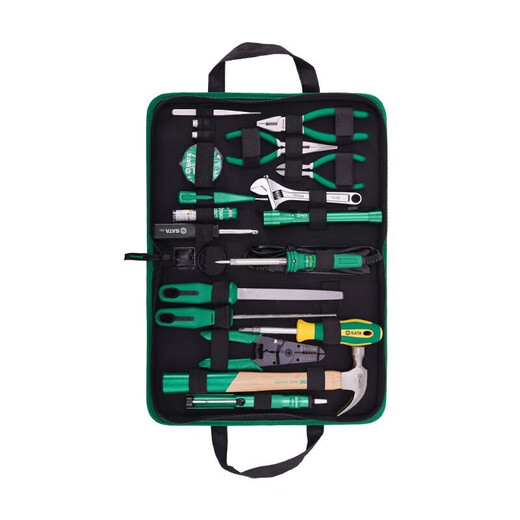 Hardware tools multifunctional electronic electrician home property maintenance tool box set 21 pieces electrician daily maintenance set 03790