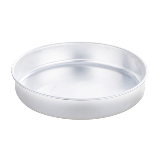 Yuniao thickened aluminum plate round aluminum basin old-fashioned pure aluminum barbecue plate tray large cold leather gong aluminum commercial pizza plate aluminum disc 20CM