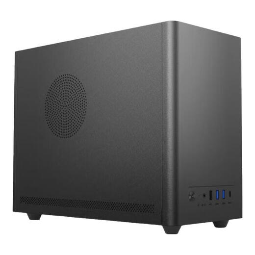 硕一台式机迷你MATX/ITX桌面电脑小型机箱手提便携（支持中小板/ATX标准电源/31CM显卡/0.8加厚钢板） 凤凰U300【黑色】顺丰发货