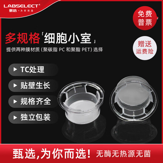 Placa de cultivo de cámara celular con membrana de PC/PET de 6 pocillos, 12 pocillos y 24 pocillos, membrana de PET de poliéster de 3,0 um de 6 pocillos transwell 14122