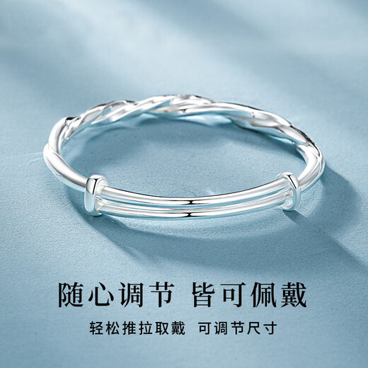 Rosena Sammi Mobius ring silver bracelet for women S925 sterling silver solid bracelet for fashion girls silver jewelry bracelet for girlfriend gift bracelet
