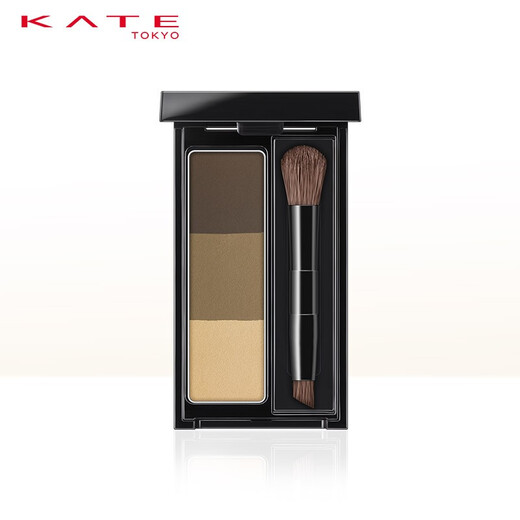 KATE three-color eyebrow powder water-resistant and sweat-resistant nose shadow lying silkworm contour eyebrows 3 colors gift for girlfriend EX-7 2.2g