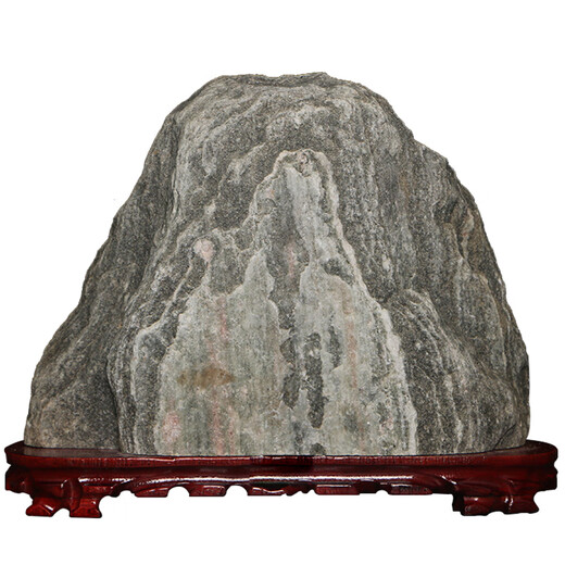 Dihaonuo Taishan Stone Gandang Natural Raw Stone Indoor and Outdoor Real Office Backing Stone Pure Authentic Living Room Supplementary Corner Ornament W822 Landscape Generates Gold