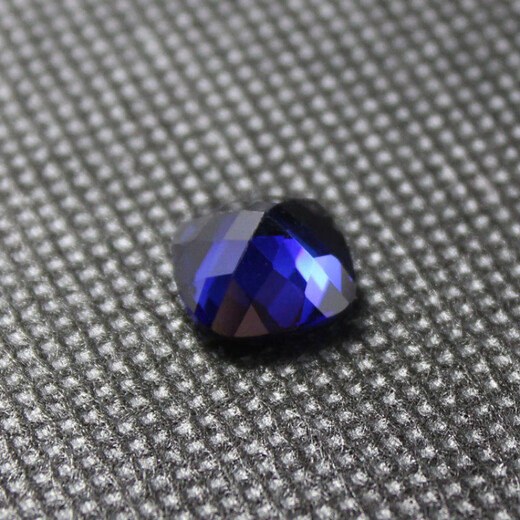 Fat Donglai quality tanzanite loose stone flawless pure heart of the ocean full azure blue tanzanite sapphire fat square (12X12mm)