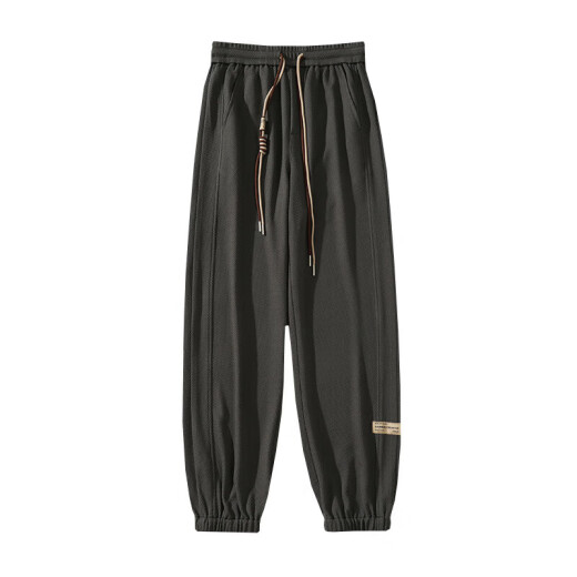 Sie Ruikes Fat Man's großer Größe 230 Jin [Jin entspricht 0,5 kg] Herren-Sommer-Dünnstil-Schüler Trendy Fett hübsches, lockeres Großgröße Casual Sports Hosen 1049-Black 2xl Wear 145-160 Jin [Jin gleich 0,5 kg]