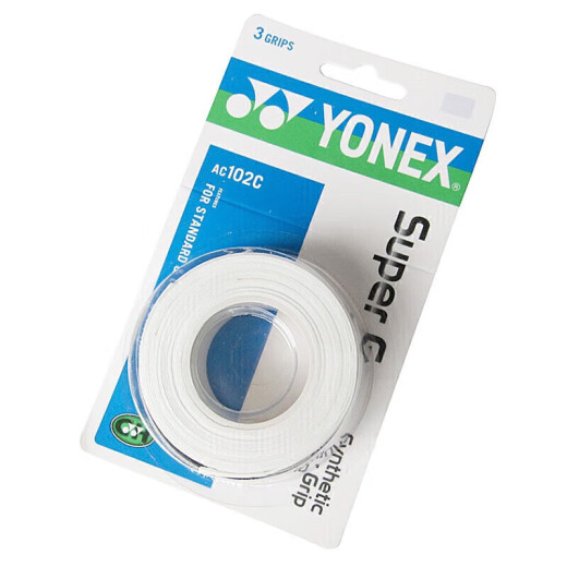 YONEX Yonex Badminton Hand Glue Sports Sweat-Absorbent Grip Glue AC-102C-011 White Three Pack