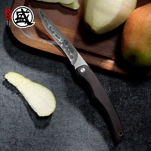 Sanbonsheng fruit knife folding knife paring knife imported from Japan powder steel steak knife portable outdoor picnic camping knife