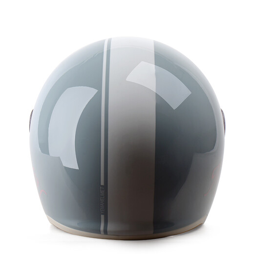 Yema (YEMA) 3C certified 633S electric motorcycle helmet, men's and women's all-season half helmet, battery car helmet, winter, one-size-fits-all, squirrel gray motorcycle flower with transparent lens