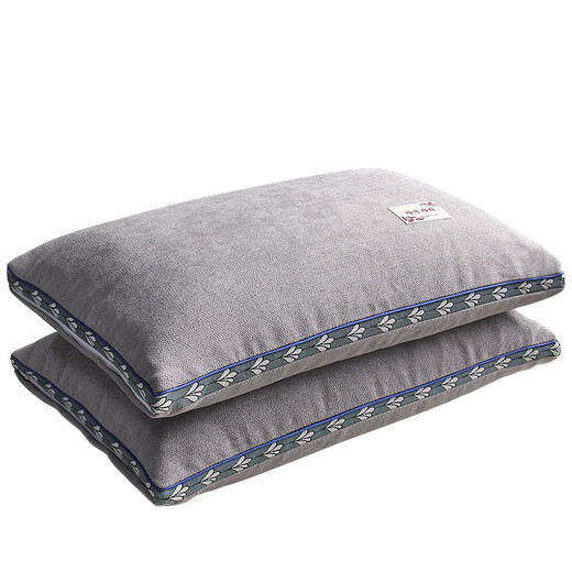 Ye Hanwei linen buckwheat shell pillow buckwheat pillow large buckwheat skin pillow core long pillow home blue one 4Jin Jin equals 0.5kg buckwheat 35*55cm