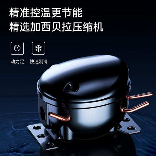 Qike wine cabinet constant temperature wine cabinet smart home commercial tea sake beer champagne whiskey ice cold bar cabinet wine storage large living room 1.26 meters high - single temperature direct cooling, full wine