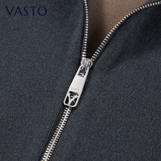 Vasto Vasto Shopping Mall Même veste en tricot en laine douce et confortable pour hommes Sports à capuche et hauts d'hiver décontractés Gray 22E191047 XL180