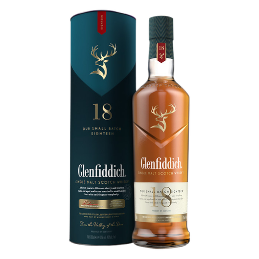 Glenfiddich (GLENFIDDICH) Baoshuhang Glenfiddich 18-year-old 700ml Scottish single malt whiskey original imported wine