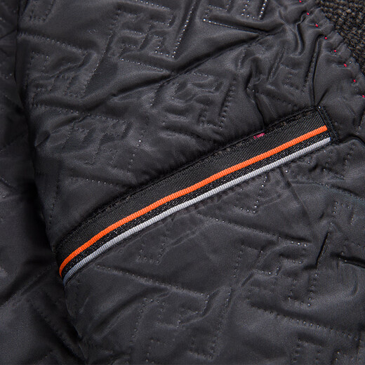 ROMON cotton jacket men's short stand-up collar thick warm winter business casual jacket men 2167 gray 175