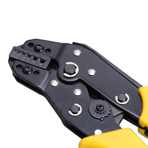 Stanley (STANLEY) ratchet terminal crimping pliers Terminal pliers European tube type pre-insulated wire nose crimping pliers B European terminal pliers 0.25-6 square 84-854-22