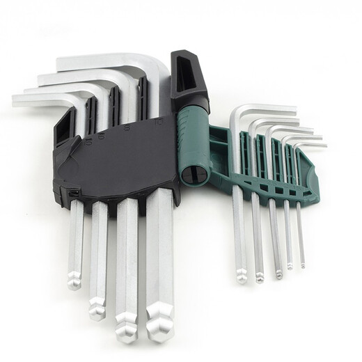 SATA Tools 9-piece chrome vanadium steel extended ball head hexagonal wrench set 09105A