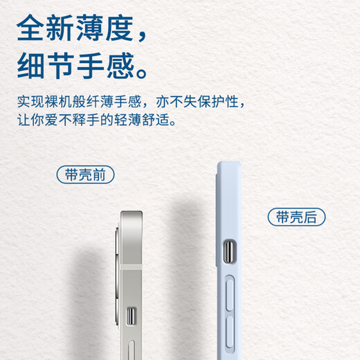 Made by Jinggong Intelligent Manufacturing, the skin feels really liquid, suitable for Apple 15 mobile phone case, iPhone 15promax, all-inclusive anti-fall liquid silicone plus case, simple and ultra-thin men and women, Apple 15ProMax, titanium original color, free tempered film, liquid skin feel, inner bottom border flocking