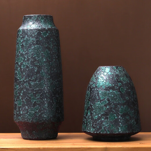 Holly red fruit fortune fruit festive artificial flower Arhat acacia vase flower arrangement home hotel decoration ornaments Baixi vase (short style) + 5 branches 4 forks fortune fruit