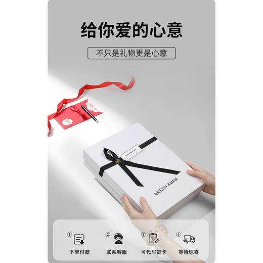 MELENDA KAMAR hat women's winter scarf gloves one-piece hat scarf cute thickened warm birthday New Year gift for girls and girlfriends warm rice