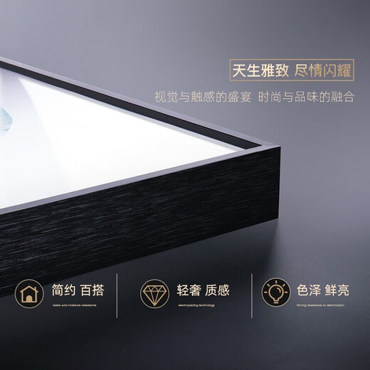 Long time no see. Entrance entrance decorative painting, new Chinese landscape painting, modern light luxury, high-end corridor and aisle hanging painting, opposite door mural.