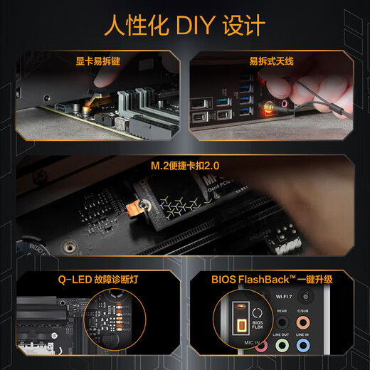 ASUS B650 B850 X870 Placa base con la serie AMD9000 Ryzen R7 9800X33D 9950X33 CPU Tablero de placa base U Set ASUS TUF X870-Plus Wifi R9 9900X Flower Película