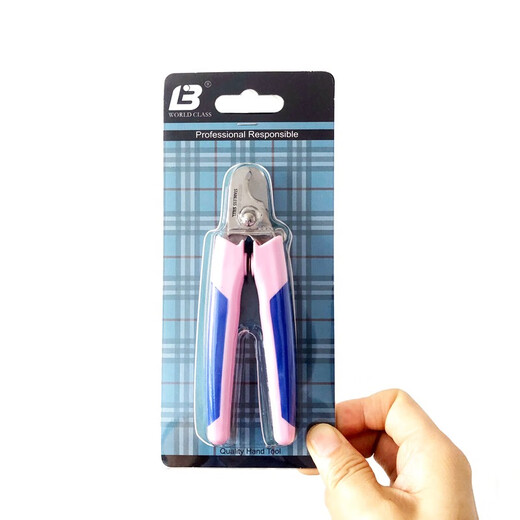 Lebi Cat Nail Clippers Dog Special Nail Clippers Pet Nail Clipper Teddy Golden Retriever Nail Clippers Pink Blue Handle Nail Clippers + Nail File