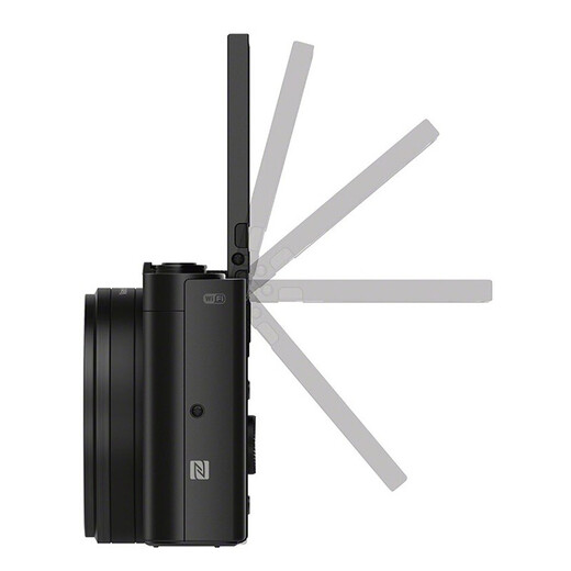 SONY Sony (SONY) DSC-WX500 Portable Digital Camera Wireless Camera Card Machine 30x Large Zoom WiFi Connection WX500 Black + 64G Card Pack Battery Package