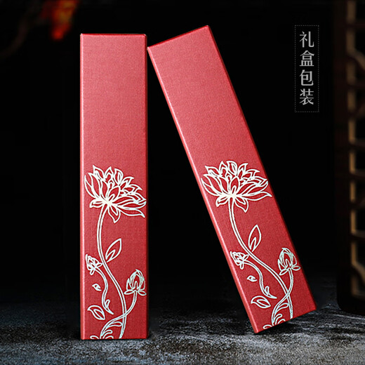 Beautiful wood hairpin, sandalwood hairpin, handmade wooden hairpin, Chinese style, ancient style, Hanfu, cheongsam, hairpin, girl gift, red sandalwood flower hairpin, new hairpin gift box