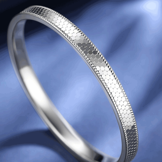 Gaibaolou pt950 platinum bracelet for women platinum bracelet platinum dragon scale bracelet PT999 customized New Year's Day gift No. 50 6mm20g