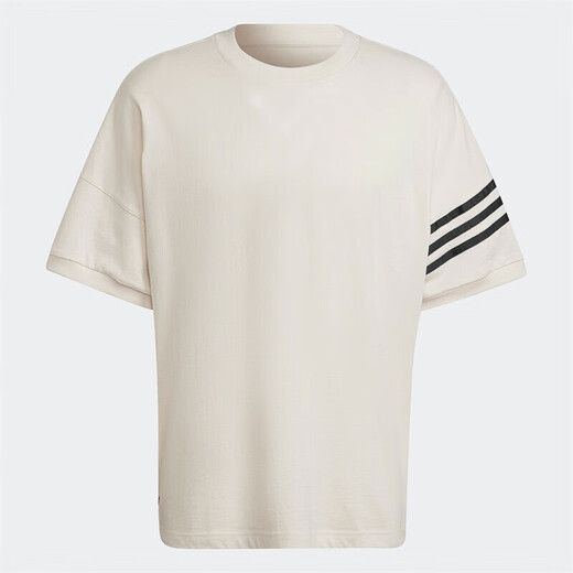 Adidas (adidas) Clover Men's Summer New Sportswear Casual Fashion Trendy Breathable Round Neck Short Sleeve T-Shirt FM9906 HM1874 XL
