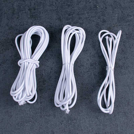 Elastic rope rubber band diameter 234mm 346 cents baby bjd doll ball joint use white 2mm 1/6 baby 1 meter long