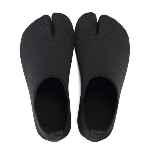 Ruizhilang split-toe shoes, thong-toe two-finger shoes, non-slip large size indoor fitness shoes, skipping rope, Pilates, big toe valgus shoes, giant D05 black 40-41