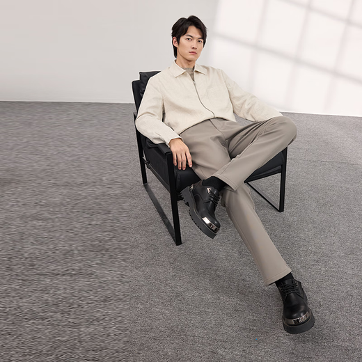 Made in Tokyo, velvet and thickened casual pants, men's suit pants, men's clothing, autumn and winter easy care suit pants, men's black XL