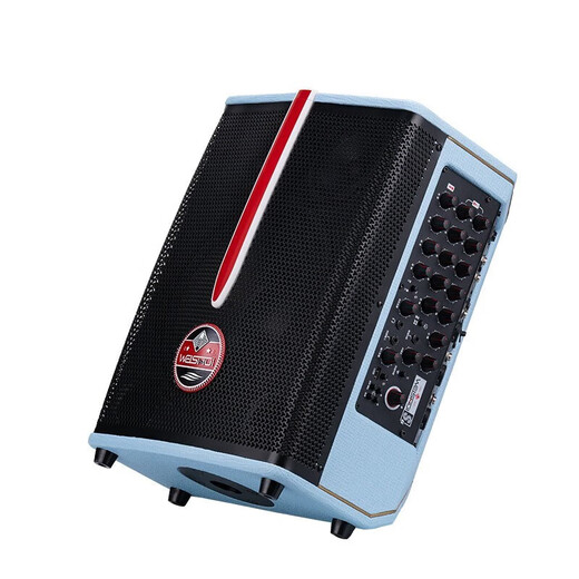 Mo 3 speaker Mo 3 new product Huishui S6 outdoor live broadcast karaoke guitar playing sound 200W high power S6 Huishui speaker blue