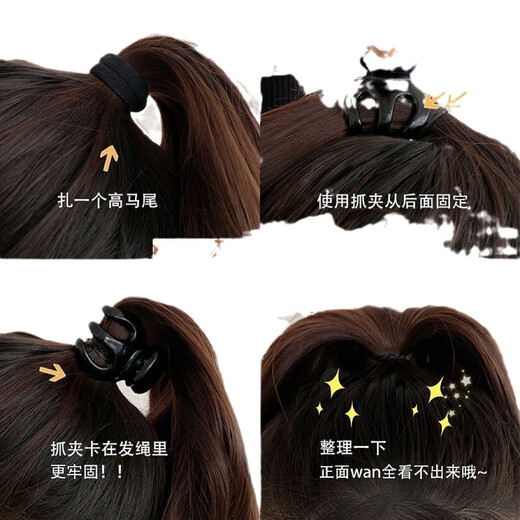 [JD Logistics] Hairstyle Pumpkin Small Grab Clip Large Ball Headdress Hairpin High Princess Head Frosted Grab Clip [2 pieces] Exclusive 3.5cm
