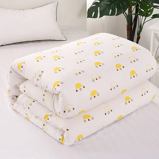 Abay Children's Pure Cotton Quilt Newborn Baby Baby Quilt Kindergarten Nap Thickened Primary School Student Spring Autumn Winter Quilt 0.5 Jin Jin equals 0.5 kg and gets half Jin more Jin equals 0.5 kg 100*120cm