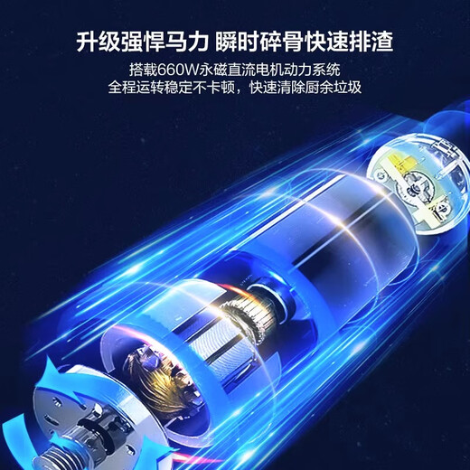 Haier kitchen food waste disposer home dining kitchen sink kitchen waste grinder grinder automatic water inlet smart new LD880-Z1 automatic water inlet 880